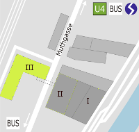 Schematic plan of institute location