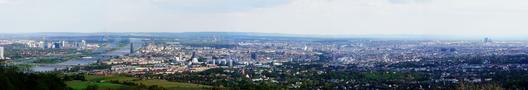 Panorama photograph of Vienna